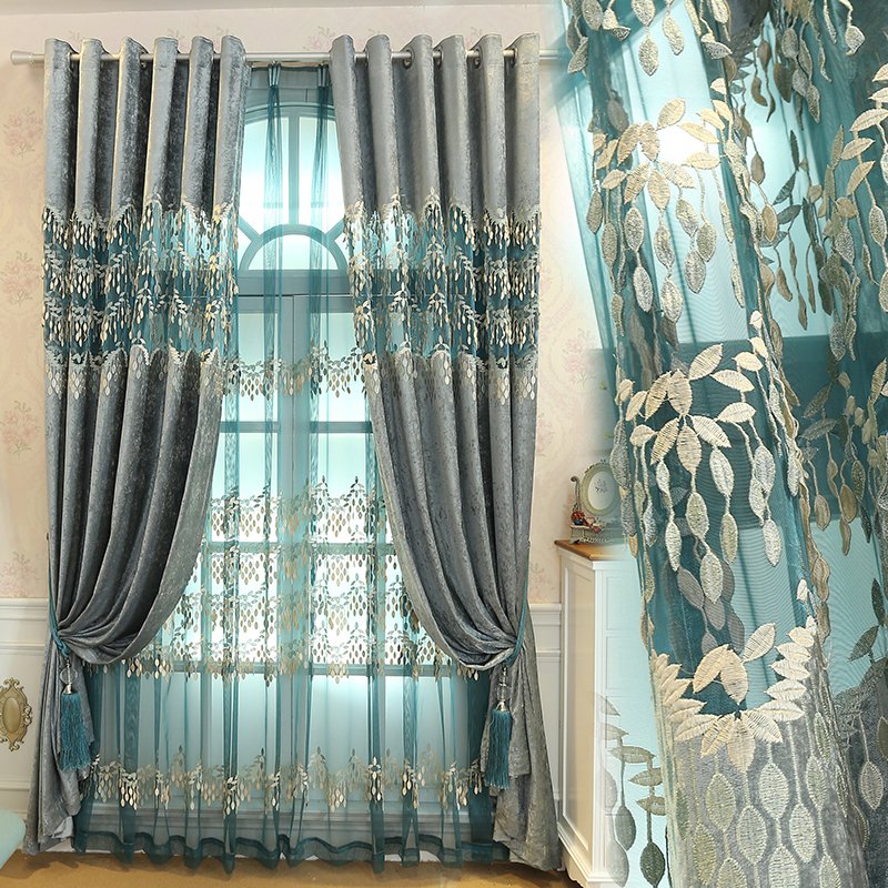 Custom curtain high-end European chenille embroidery Relief Shading bedroom living room blackout curtain drape tulle M180, Tulle sheer
Custom curtain high-end European chenille embroidery Relief Shading bedroom living room blackout curtain drape tulle M180, Tulle sheer
