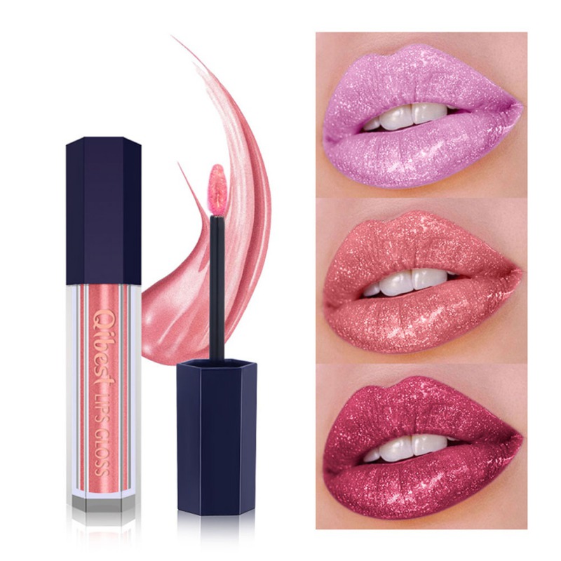 Shimmer Lip Tint Glitter Lip Gloss Long-lasting Non-stick Cup Waterproof Brighten Color Shimmer Gloss Maquillaje*, 10
Shimmer Lip Tint Glitter Lip Gloss Long-lasting Non-stick Cup Waterproof Brighten Color Shimmer Gloss Maquillaje*, 10