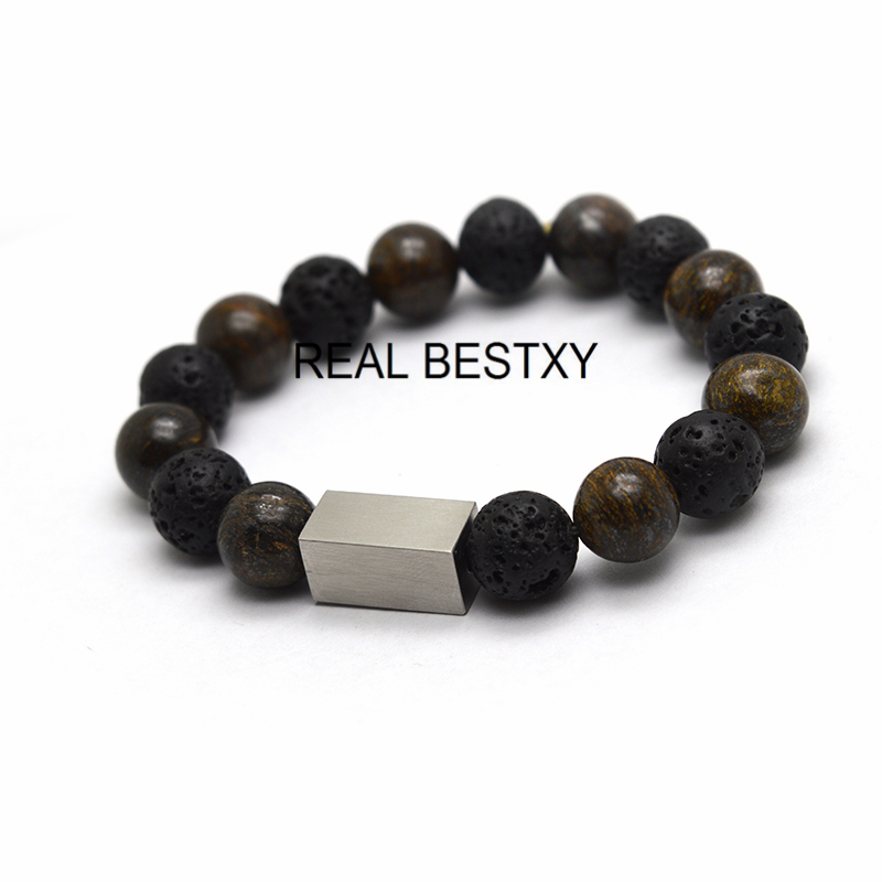 REAL BESTXY engrave logo 10mm Natural bronze Stone Beads Bracelet with stainless steel beads Handmade Buddha Bracelets For Men
REAL BESTXY engrave logo 10mm Natural bronze Stone Beads Bracelet with stainless steel beads Handmade Buddha Bracelets For Men