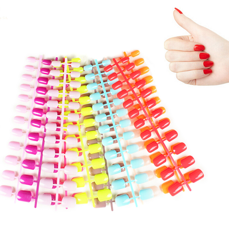 24pcs Nail Art Decorations Made up 31 Color Short Artificial Finger Fake Nails Matte False Nails ABS Tips Press On Short Round 
24pcs Nail Art Decorations Made up 31 Color Short Artificial Finger Fake Nails Matte False Nails ABS Tips Press On Short Round