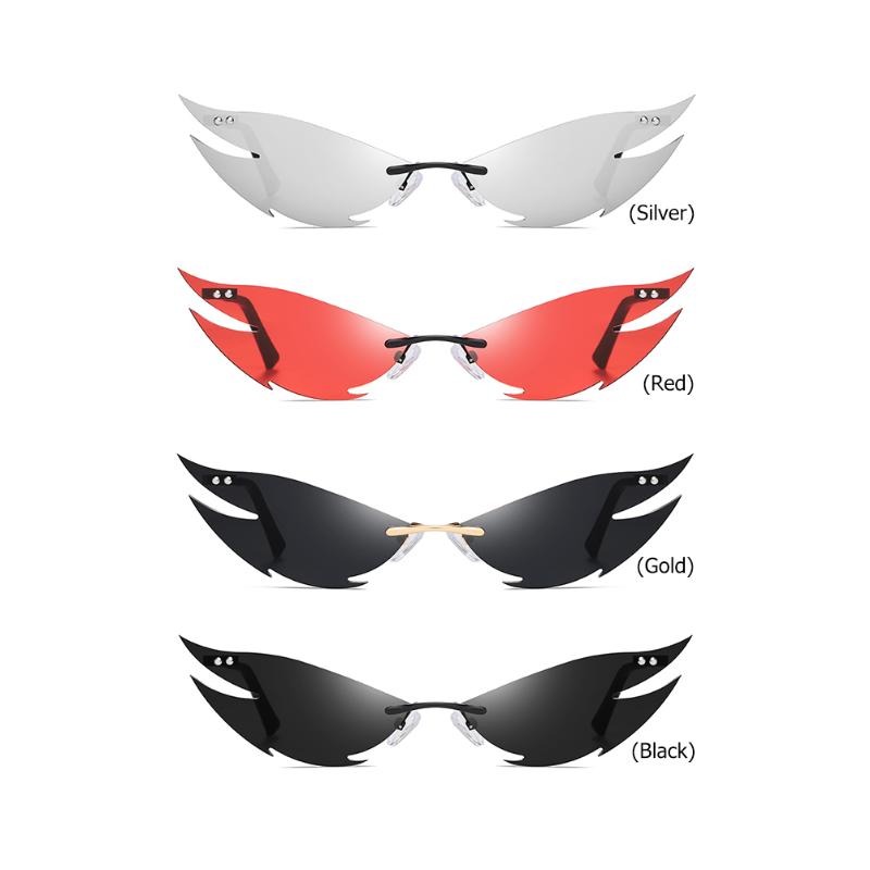 Metal Rimless Mirror Street Fashion Eyeglasses Flame Sunglasses Unisex Vintage Metal Driving Sun Glasses Fashion Shades
Metal Rimless Mirror Street Fashion Eyeglasses Flame Sunglasses Unisex Vintage Metal Driving Sun Glasses Fashion Shades
