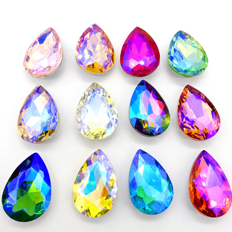Wholesale 7x10mm 10x14mm13x18mm18x25mm20x30mm AB colors lot Faceted Crystal Glass rhinestones Teardrop beads DIY
Wholesale 7x10mm 10x14mm13x18mm18x25mm20x30mm AB colors lot Faceted Crystal Glass rhinestones Teardrop beads DIY