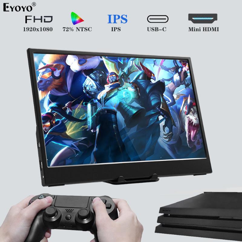 Eyoyo EM13M USB C Portable Gaming Monitor 13.3" IPS LCD 1080P FHD PC Laptop Second Display Screen for Phone Xbox Switch PS4
Eyoyo EM13M USB C Portable Gaming Monitor 13.3" IPS LCD 1080P FHD PC Laptop Second Display Screen for Phone Xbox Switch PS4