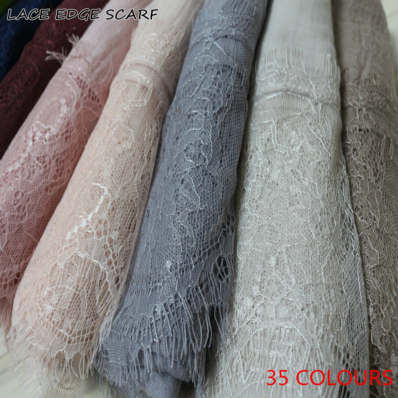 2020 Ladies Lace edges Free Shipping beautiful hijabs Scarves Women Plain/solid Cotton viscose Head Scarf oversize muffler shawl
2020 Ladies Lace edges Free Shipping beautiful hijabs Scarves Women Plain/solid Cotton viscose Head Scarf oversize muffler shawl