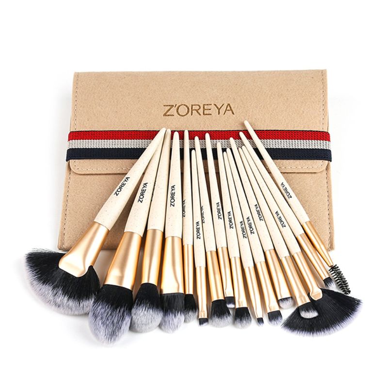 ZOREYA 15pcs Makeup Brushes Set Different Model Essential Professional Cosmetics Tool Kits
ZOREYA 15pcs Makeup Brushes Set Different Model Essential Professional Cosmetics Tool Kits