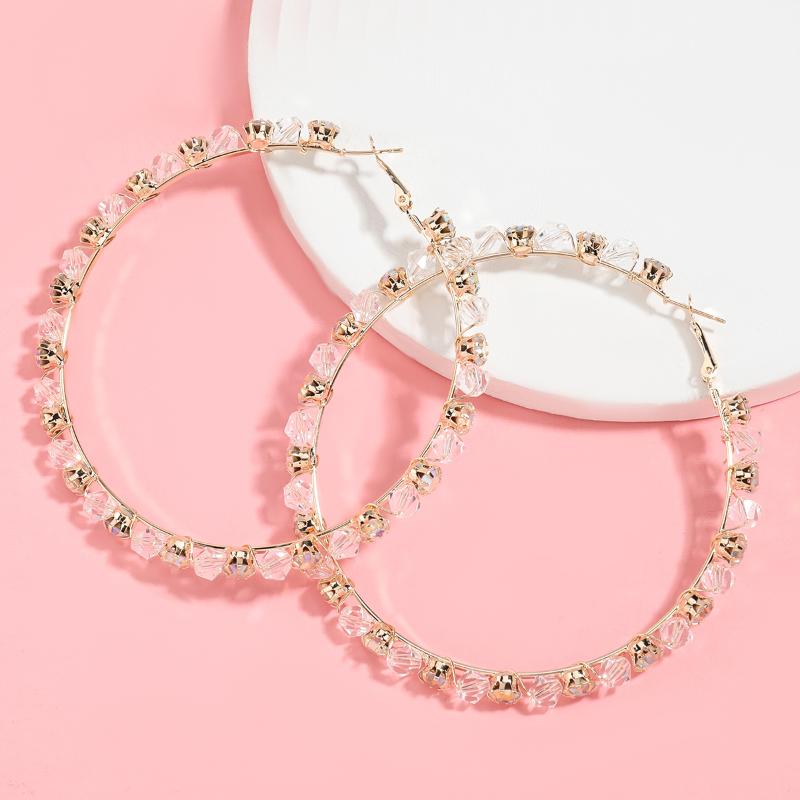 2020 Fashion Metal Round Claw Chain Rhinestone Hoop Earrings Ladies Retro Temperament Popular Jewelry Accessories
2020 Fashion Metal Round Claw Chain Rhinestone Hoop Earrings Ladies Retro Temperament Popular Jewelry Accessories
