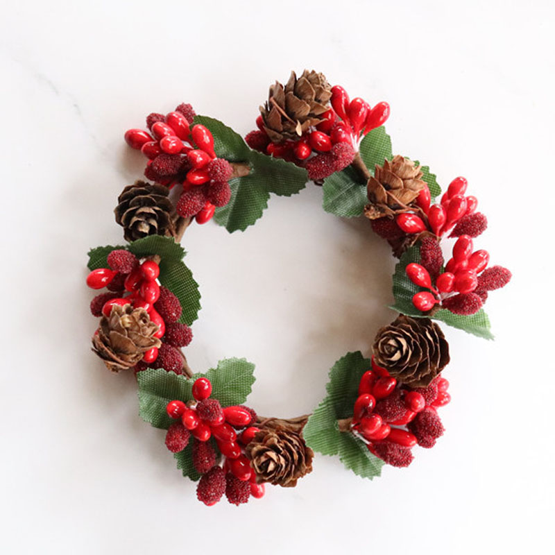 2021 New Year Christmas Wreath Decoration Artificial Green Plants Red Berry Creative Home Wax Table Decoration
2021 New Year Christmas Wreath Decoration Artificial Green Plants Red Berry Creative Home Wax Table Decoration