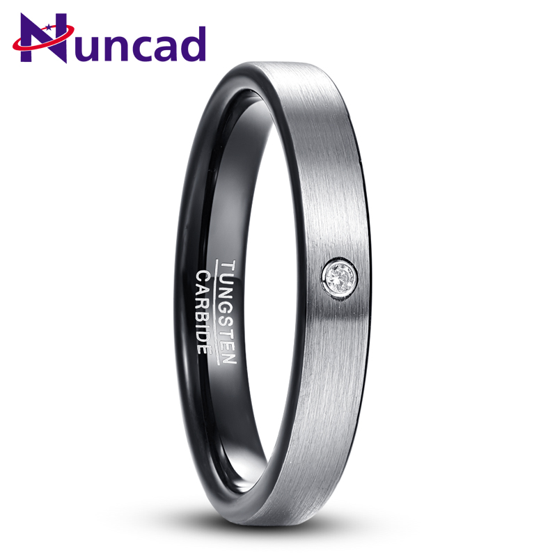 Nuncad 4 MM 100% Tungsten Carbide Black Ring Male Jewelry Accessories Men's Matte Cubic Zircon Punk Rings Boyfriends Gift
Nuncad 4 MM 100% Tungsten Carbide Black Ring Male Jewelry Accessories Men's Matte Cubic Zircon Punk Rings Boyfriends Gift