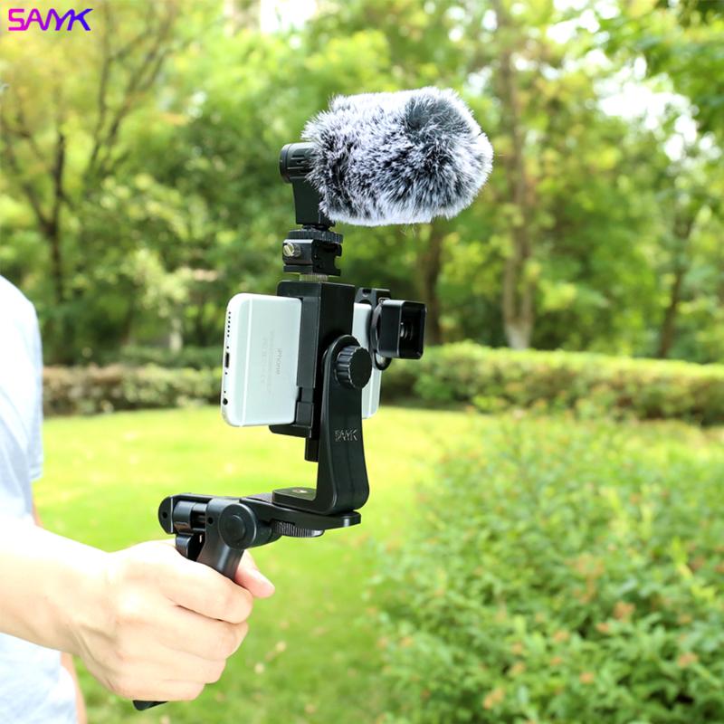 SANYK Mobile Phone Handheld Stabilizer With Microphone Fill Light Suitable For Vlog Photography Video Photography
SANYK Mobile Phone Handheld Stabilizer With Microphone Fill Light Suitable For Vlog Photography Video Photography
