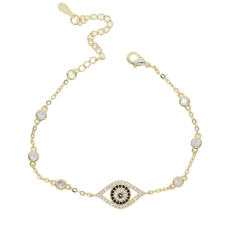 adjustable size Turkish Lucky black white Crystal Evil Eye Bracelets Gold Chains Lucky Jewelry
adjustable size Turkish Lucky black white Crystal Evil Eye Bracelets Gold Chains Lucky Jewelry