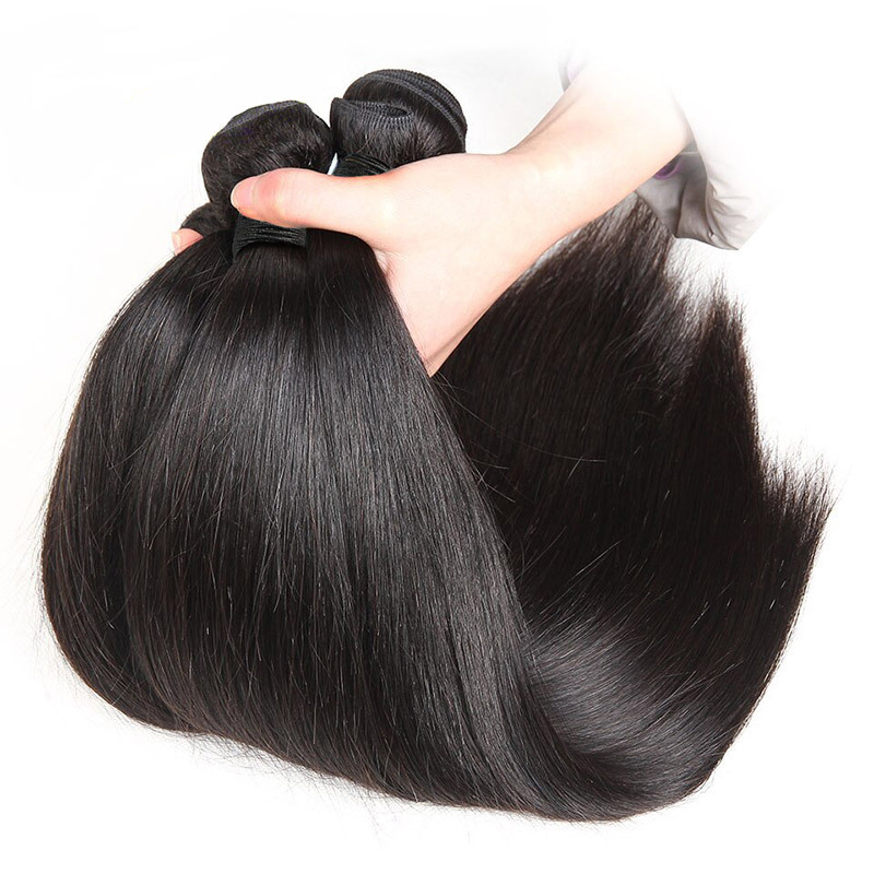 30 32 34 36 38 40 Inch 10A Brazilian Straight Hair Bundles 100% Human Hair Weaves Bundles Remy Hair Extensions
