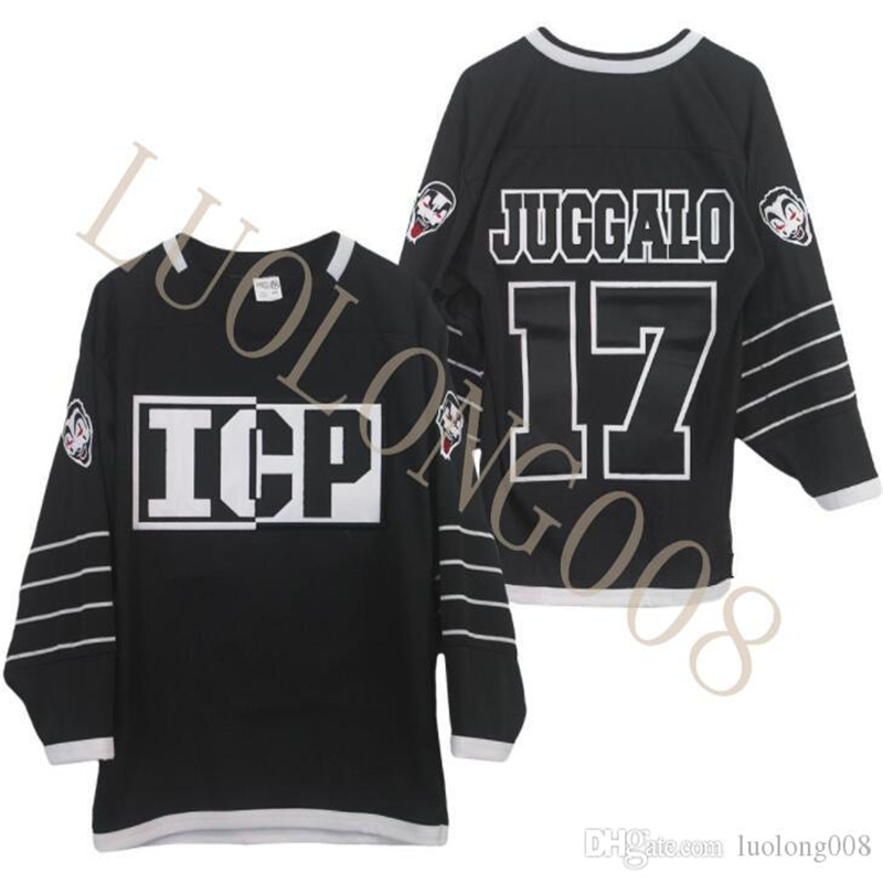 Customize Insane Clown Posse 17 Juggalo Hockey Jersey Embroidery Stitched any number and name Jerseys, Black
Customize Insane Clown Posse 17 Juggalo Hockey Jersey Embroidery Stitched any number and name Jerseys, Black