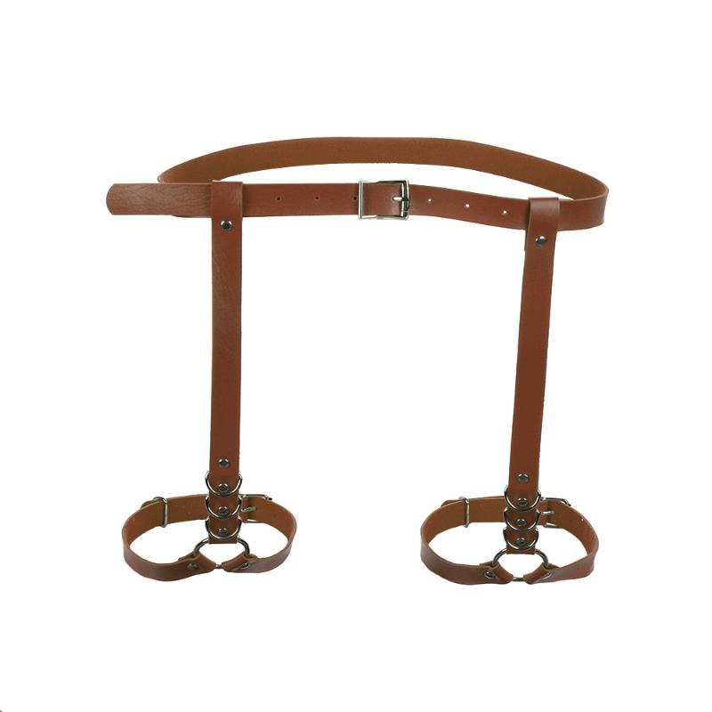 Sexy Women PU Leather Waist Leg Thigh Suspenders Garter Belt Strap Body Leg Ring Belt Gothic Strap Waist Thigh Suspenders