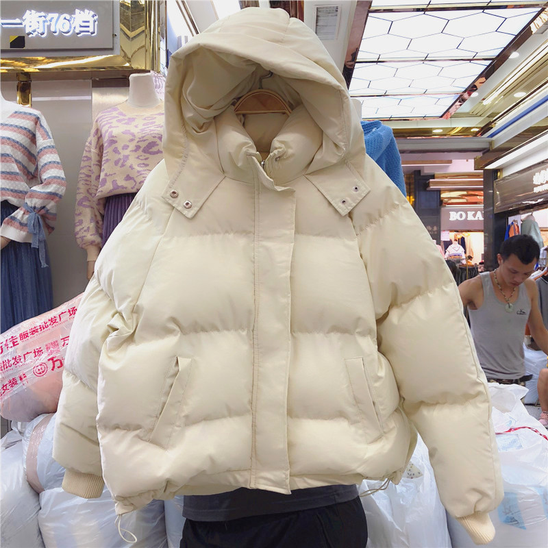 Womens Parka Casual Outwear Autumn Winter Oversized Jacket Hooded Coat Women Fashion Cotton Parkas Female 200928