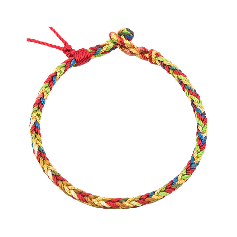 Five Colors Tibetan Buddhist Handmade Knots Lucky Rope Bracelet Prayer Blessing Protective Amulet to Elders Children Men Women
Five Colors Tibetan Buddhist Handmade Knots Lucky Rope Bracelet Prayer Blessing Protective Amulet to Elders Children Men Women