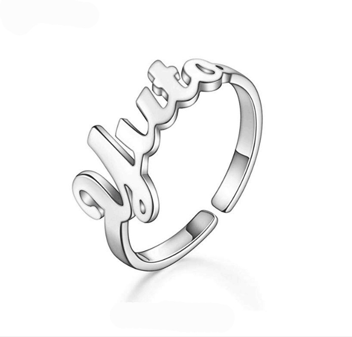European and American stainless steel ring custom DIY new product creative name Taigang ring, jewelry
European and American stainless steel ring custom DIY new product creative name Taigang ring, jewelry