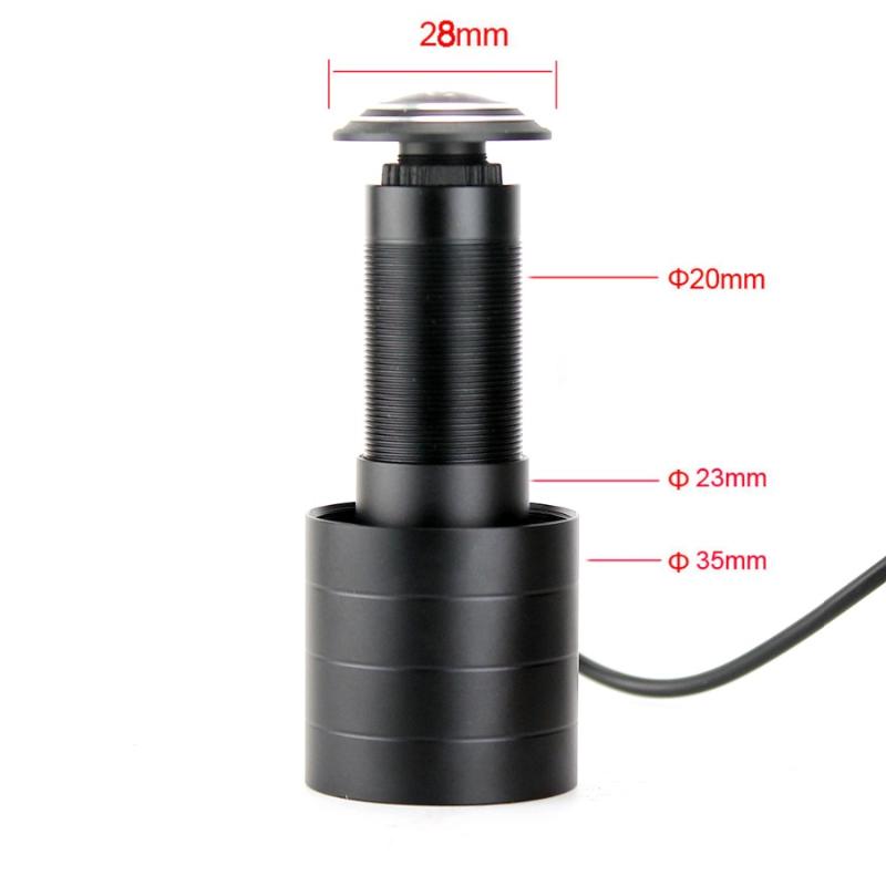 Cameras Mini Analog CVBS 1000TVL Door Eye Hole Peephole Camera 170 Degree Wide View CCD Wired Color Video Viewer