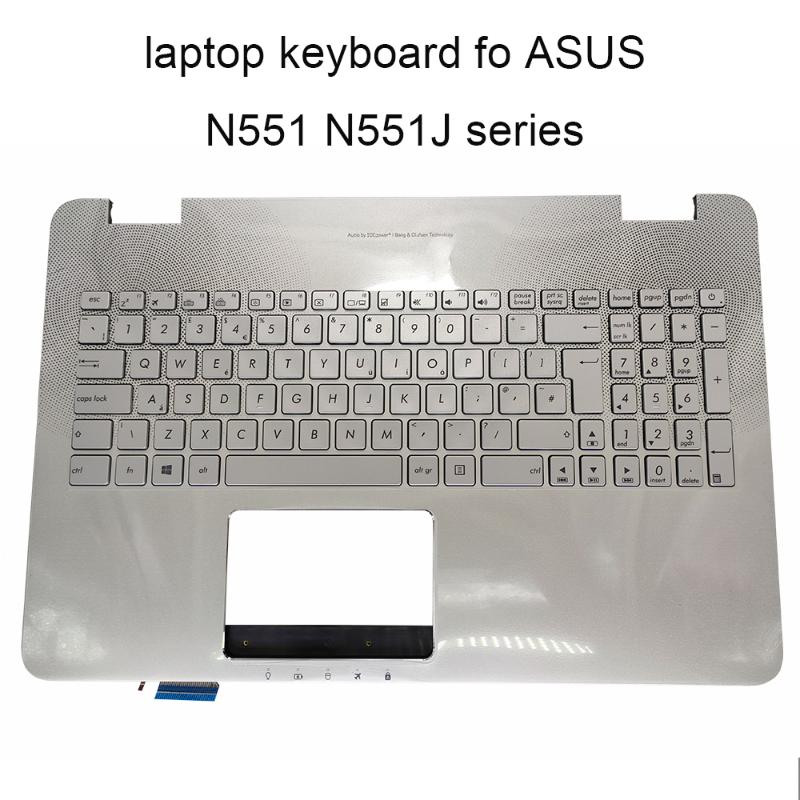 Replacement keyboards N551 backlit keyboard for ASUS N551J JK JM UK British EU silver with palmrest cover 90NB07F1 R30LA0 sale
Replacement keyboards N551 backlit keyboard for ASUS N551J JK JM UK British EU silver with palmrest cover 90NB07F1 R30LA0 sale