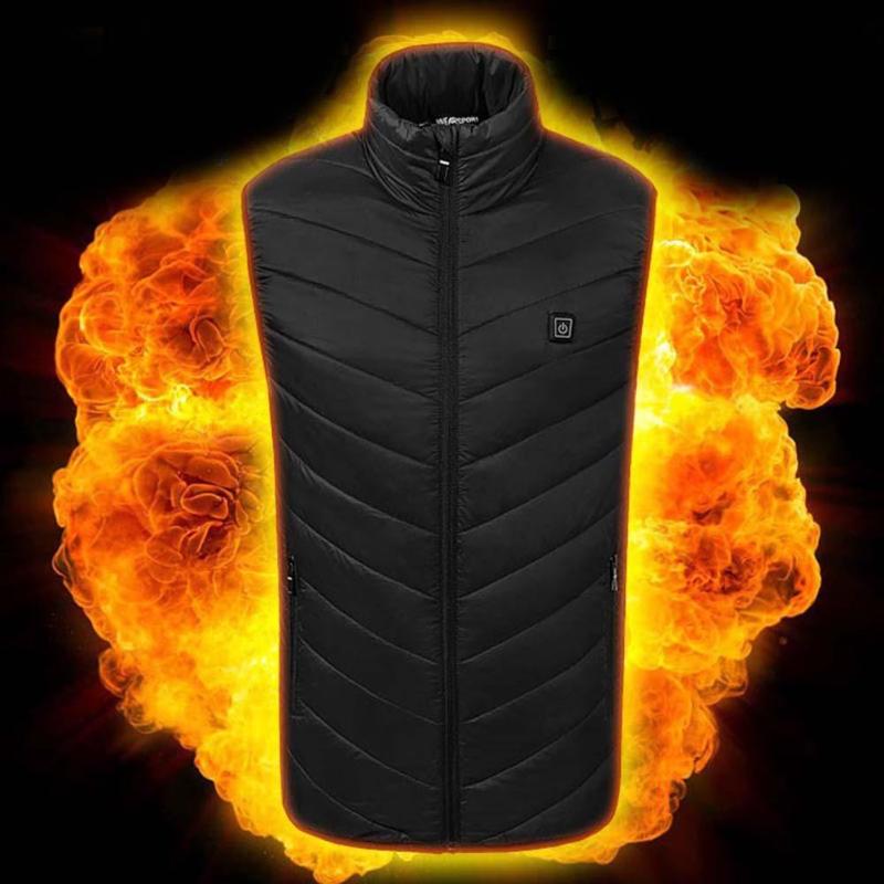 USB Heated Vest Outdoor Warm Washable Men Women Heating Vest Winter Cloth Camping Hiking Warm Hunting Jacket Cycling Warmer, Black
USB Heated Vest Outdoor Warm Washable Men Women Heating Vest Winter Cloth Camping Hiking Warm Hunting Jacket Cycling Warmer, Black