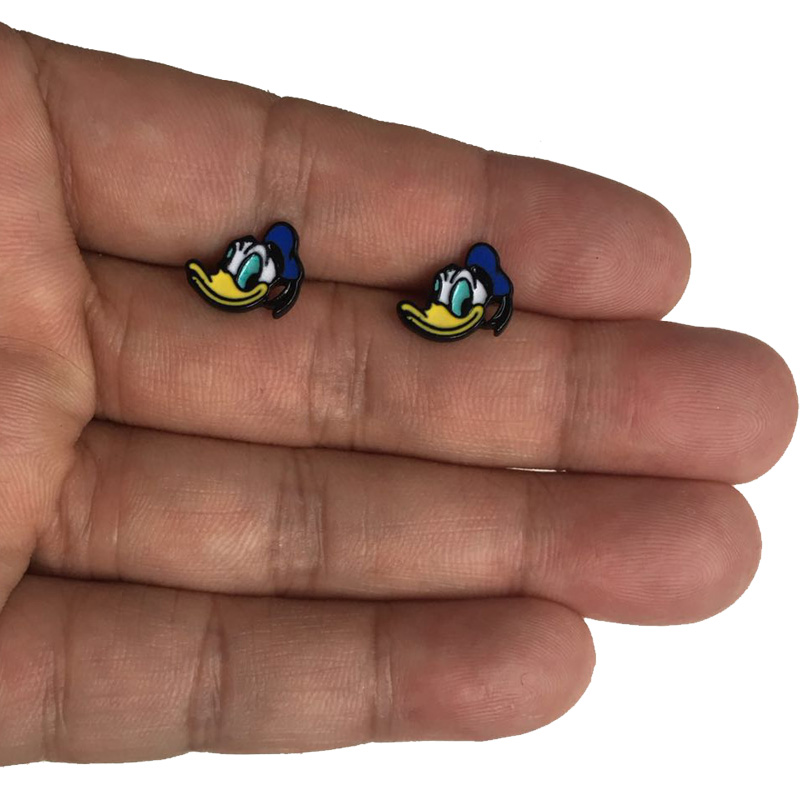 Cartoon animal Duck Stud Earrings