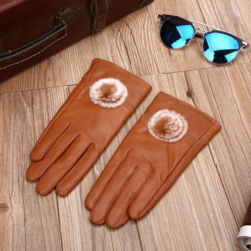 Genuine Leather Gloves Women's Sheepskin Warm Hand Muff Thicken Velvety Winter Bicycle Driving Korean Lady Casual Mittens H3261
Genuine Leather Gloves Women's Sheepskin Warm Hand Muff Thicken Velvety Winter Bicycle Driving Korean Lady Casual Mittens H3261