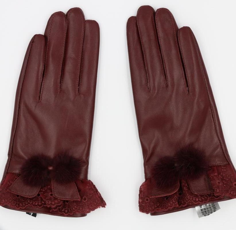 Fashion Genuine Leather Gloves For Women Short Winter Warm Glove Top Quality real mink ball glvoe lace mitten glove
Fashion Genuine Leather Gloves For Women Short Winter Warm Glove Top Quality real mink ball glvoe lace mitten glove
