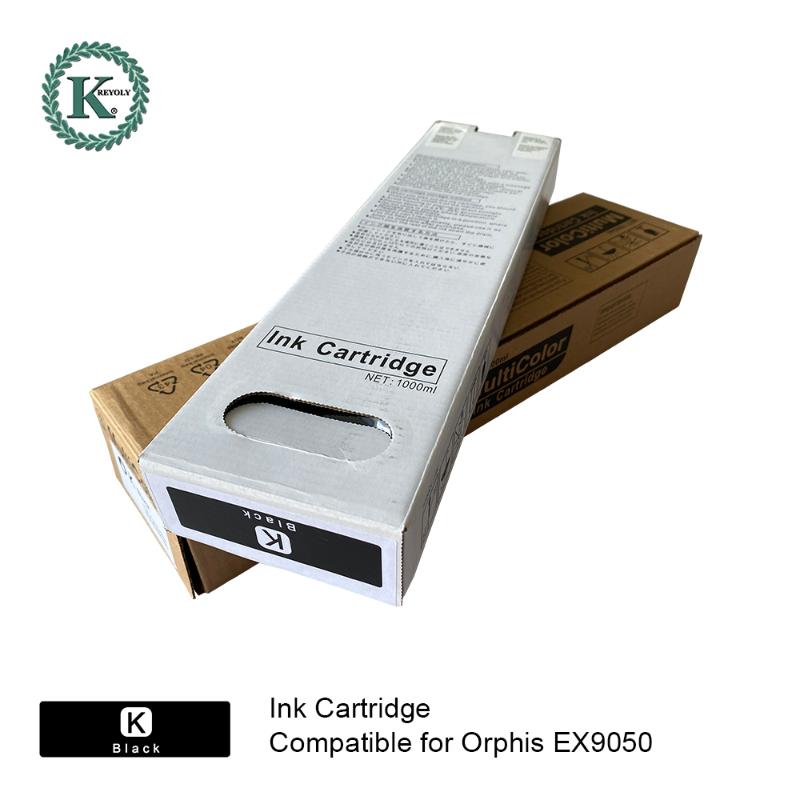 COMPATIBLE ink cartridge Riso-EX9050 for Inkjet Printer ComColor Riso Orphis EX9050 1000ml K C M Y color One Piece
COMPATIBLE ink cartridge Riso-EX9050 for Inkjet Printer ComColor Riso Orphis EX9050 1000ml K C M Y color One Piece