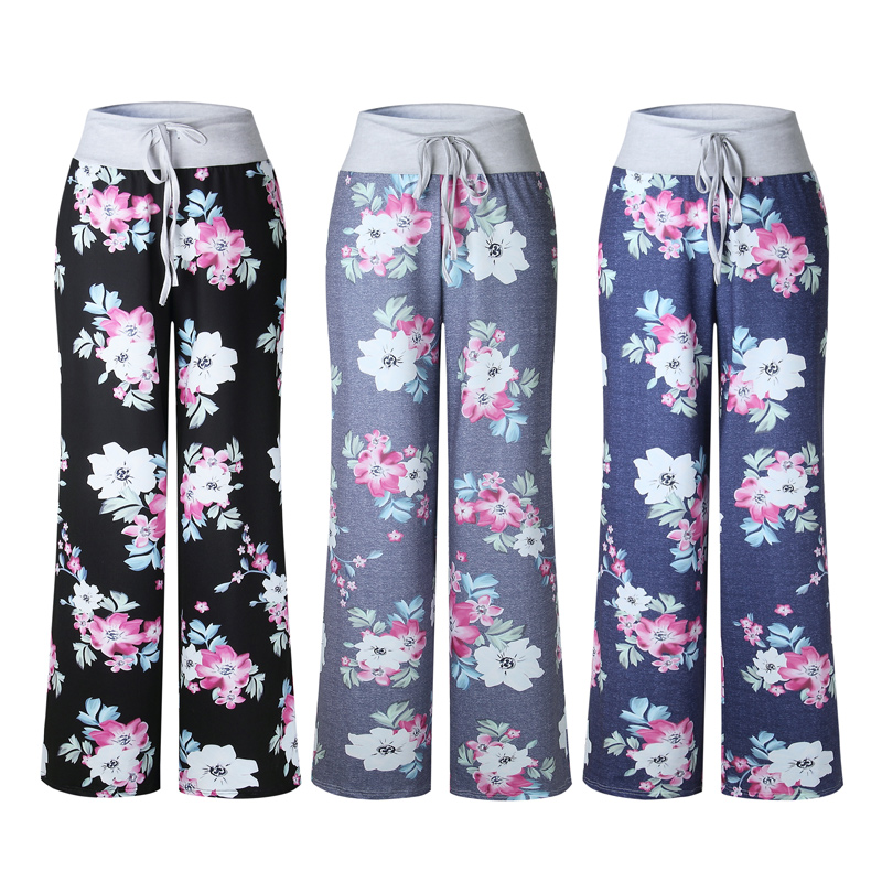 Women' Loose Pant Floral Print Drawstring Yoga Fitness Pants Casual Wide Leg Pants Long Sweatpants Summer Plus Size, 0902black
Women' Loose Pant Floral Print Drawstring Yoga Fitness Pants Casual Wide Leg Pants Long Sweatpants Summer Plus Size, 0902black
