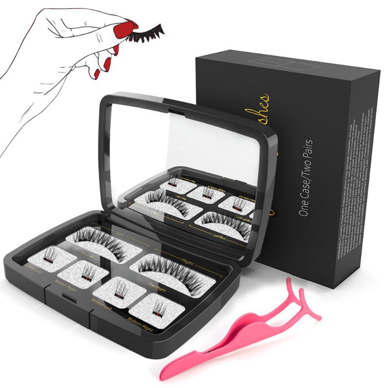 2020 New Hot 3D Magnetic False Eyelashes Set with Mirrors Pliers Invisible Eyelashes Waterproof Long Lasting Makeup Tool
2020 New Hot 3D Magnetic False Eyelashes Set with Mirrors Pliers Invisible Eyelashes Waterproof Long Lasting Makeup Tool