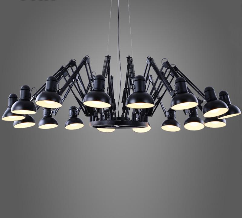 Newest Black Spider Chandelier Lighting Retractable arm Retro Industrial lamp Creative Office Clothing Shop Bar Pendent Lighting
Newest Black Spider Chandelier Lighting Retractable arm Retro Industrial lamp Creative Office Clothing Shop Bar Pendent Lighting