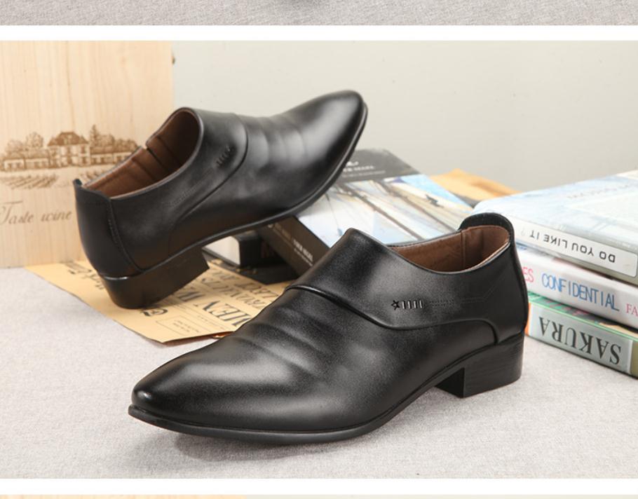2020 Spring and Autumn with New style fashion Low heel pointed end Men's shoes @NM12, Black
2020 Spring and Autumn with New style fashion Low heel pointed end Men's shoes @NM12, Black