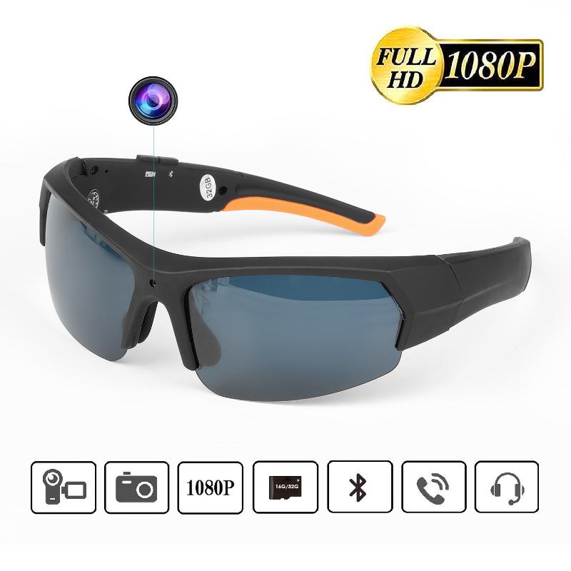 Multifunctional Sunglasses Camera HD 1080P Camcorder with Bluetooth Headset Built-in 16G/32G Memory Waterproof for Outdoors
Multifunctional Sunglasses Camera HD 1080P Camcorder with Bluetooth Headset Built-in 16G/32G Memory Waterproof for Outdoors