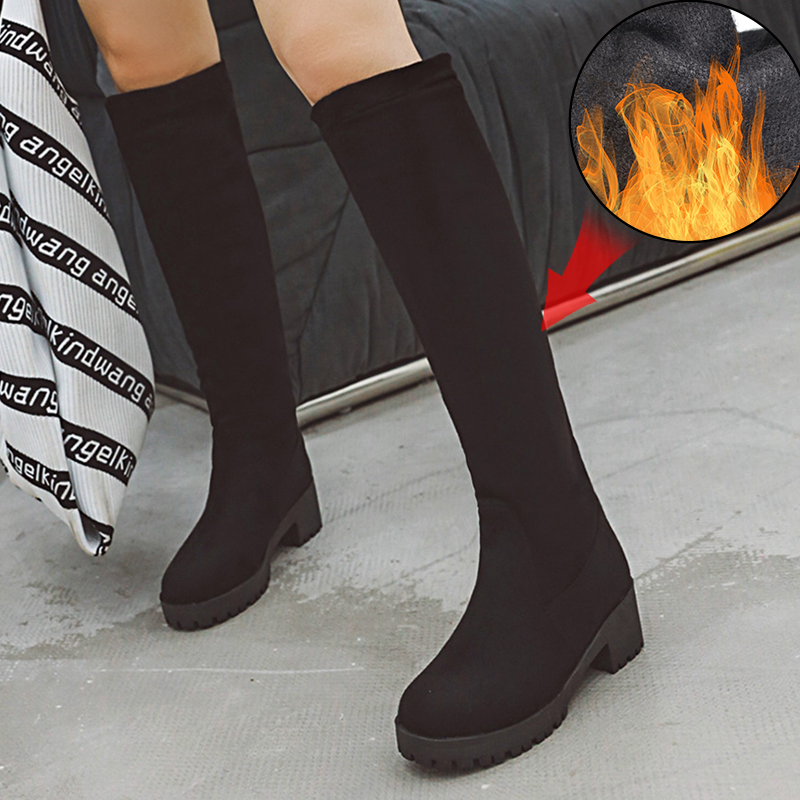 Plus Size 34-43 Fashion Women Long Boots Riding Casual Rivets Autumn Winter Thigh High Loose Boots Botas Mujer Footwear Shoes, Black 25cm
Plus Size 34-43 Fashion Women Long Boots Riding Casual Rivets Autumn Winter Thigh High Loose Boots Botas Mujer Footwear Shoes, Black 25cm