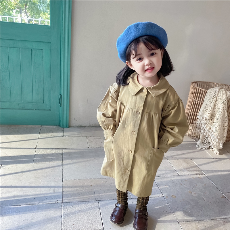 Kids Girls Doll Collar Coat Tops Baby Girl Casual Loose Single-Breasted Trench Sweet Soft Jacket Windbreaker New
Kids Girls Doll Collar Coat Tops Baby Girl Casual Loose Single-Breasted Trench Sweet Soft Jacket Windbreaker New