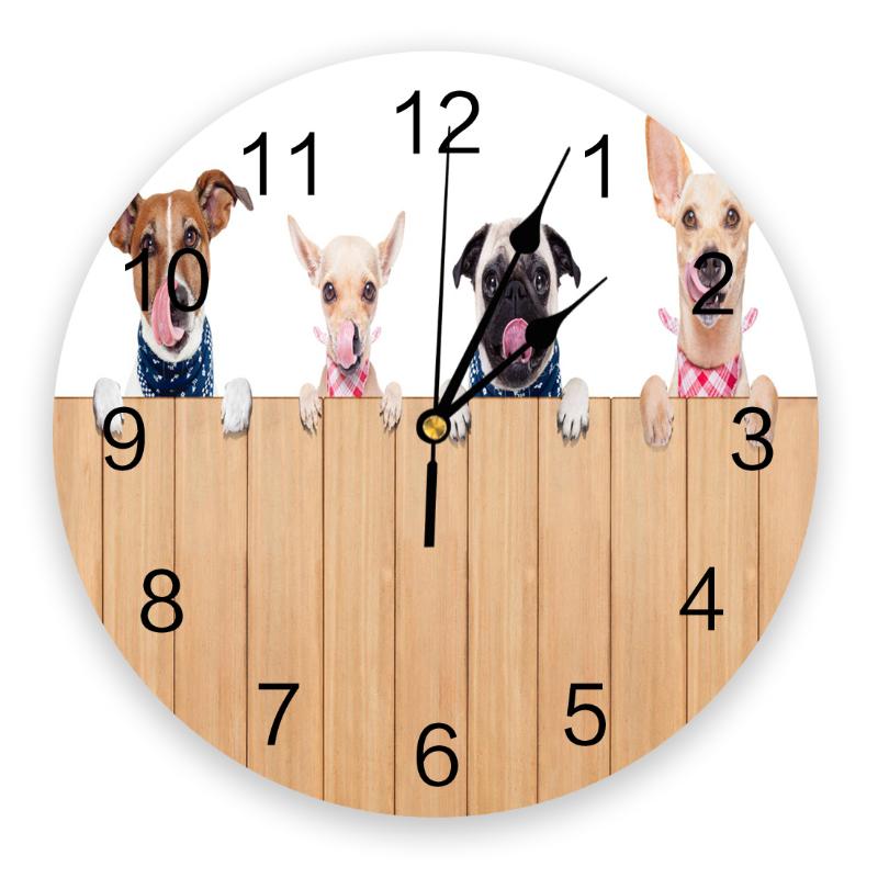 Modern Wall Clock Animal Puppy Wooden Board PVC Wall Clock Home Decor Bedroom Silent Oclock Watch for Living Room
Modern Wall Clock Animal Puppy Wooden Board PVC Wall Clock Home Decor Bedroom Silent Oclock Watch for Living Room