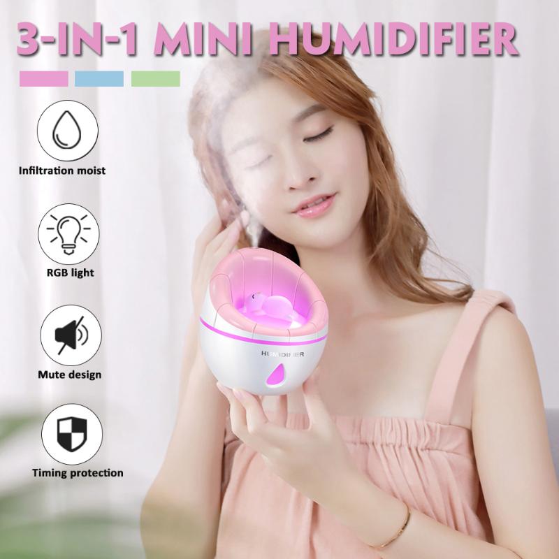 350ml 3in1 Air humidifier usb fans clean air Care for skin household Ultrasonic Cool Mist Mute design 7Color Lights car office
350ml 3in1 Air humidifier usb fans clean air Care for skin household Ultrasonic Cool Mist Mute design 7Color Lights car office