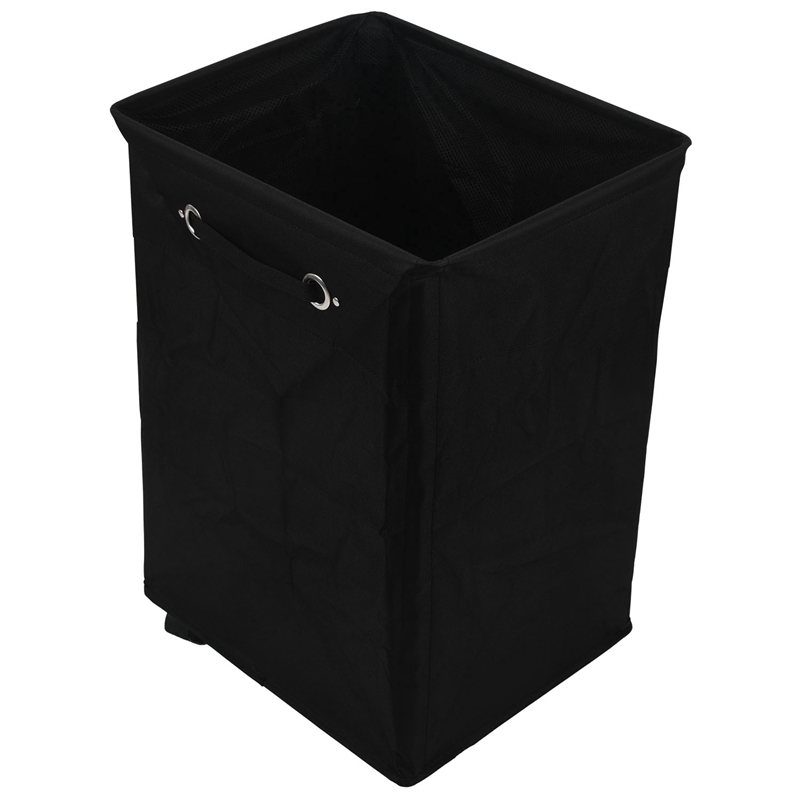 Dirty Clothes Laundry Basket Foldable Storage Basket with Wheel for Office Waterproof Oxford Bathroom Laundry Hamper Black
Dirty Clothes Laundry Basket Foldable Storage Basket with Wheel for Office Waterproof Oxford Bathroom Laundry Hamper Black