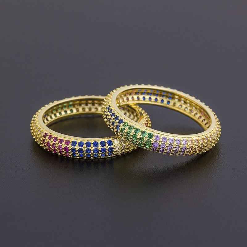 2020 New Design Fashion Rainbow Rings Copper Zircon Colorful Ring For Women High Quality Party Wedding Engagement Jewelry Gift
2020 New Design Fashion Rainbow Rings Copper Zircon Colorful Ring For Women High Quality Party Wedding Engagement Jewelry Gift