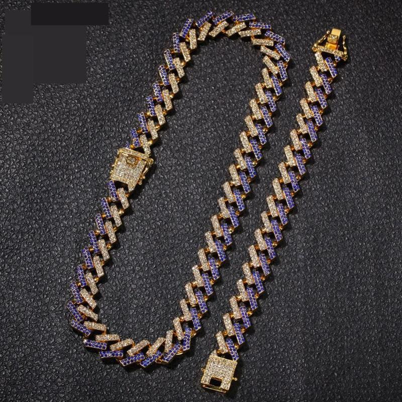 Chains Fashion Jewelry Necklaces & Bracelets 13/15mm Iced Out 2 Row Red Black Crystal Prong Cuban Link For Men Women
Chains Fashion Jewelry Necklaces & Bracelets 13/15mm Iced Out 2 Row Red Black Crystal Prong Cuban Link For Men Women