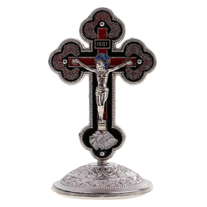 Crucifix Jesus Christ Statue INRI Cross Statue Figurine with Sticky Bottom for Car Home Chapel Decoration Ornament Silver
Crucifix Jesus Christ Statue INRI Cross Statue Figurine with Sticky Bottom for Car Home Chapel Decoration Ornament Silver