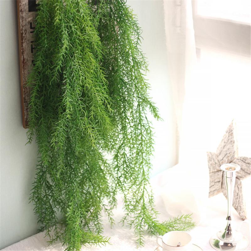 105cm Artificial Plant Real Touch Pine Needle Fake Plant Wall Hanging Decorattion Flower Basket for Home Garden, Green
105cm Artificial Plant Real Touch Pine Needle Fake Plant Wall Hanging Decorattion Flower Basket for Home Garden, Green