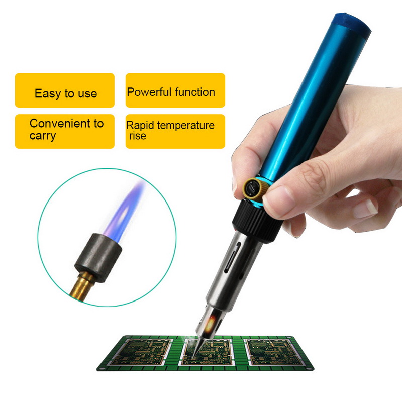 MT-100 New Portable Cordless Butane Gas Soldering Iron Portable Welding Pen Butane Blow Torch Gas Soldering Iron Hand Tools
MT-100 New Portable Cordless Butane Gas Soldering Iron Portable Welding Pen Butane Blow Torch Gas Soldering Iron Hand Tools