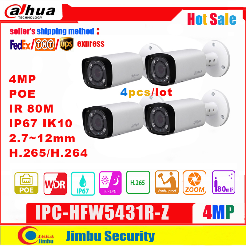 4MP IP Camera POE IPC-HFW5431R-Z replace IPC-HFW4431R-Z 2.8-12mm 4pcs/lot Varifocal Motorized Len H.265 / H.264 IR80M
4MP IP Camera POE IPC-HFW5431R-Z replace IPC-HFW4431R-Z 2.8-12mm 4pcs/lot Varifocal Motorized Len H.265 / H.264 IR80M