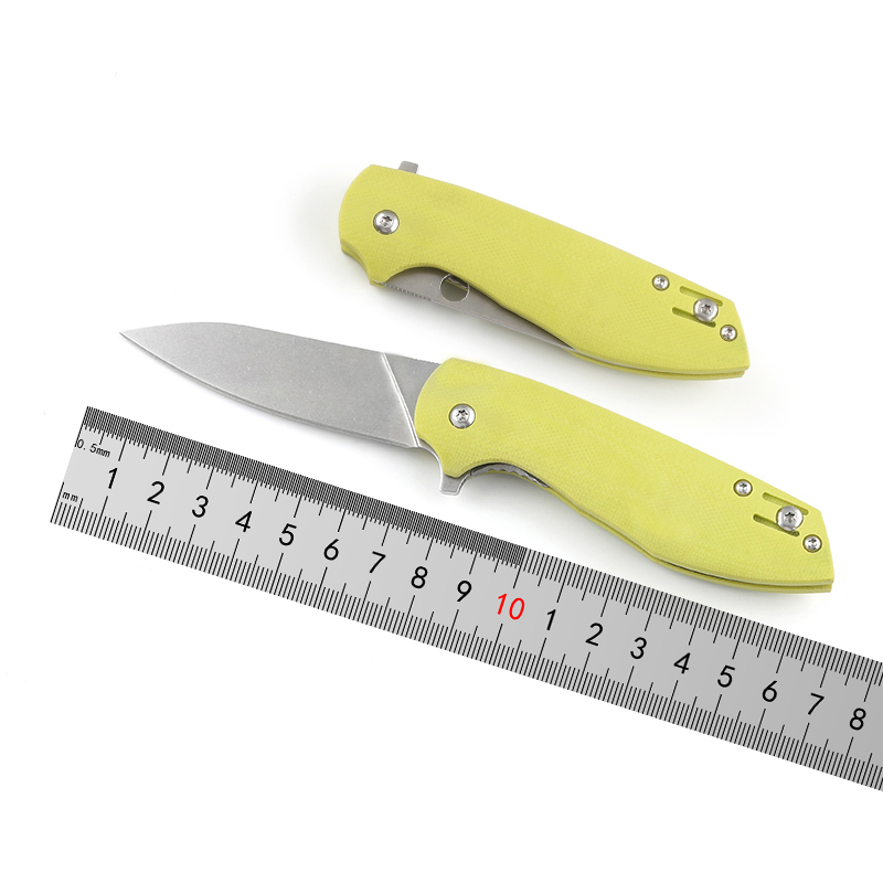 Pocket knife 9cr18mov blade G10 handle folding knife outdoor survival camping fruit knife defense EDC tool
Pocket knife 9cr18mov blade G10 handle folding knife outdoor survival camping fruit knife defense EDC tool
