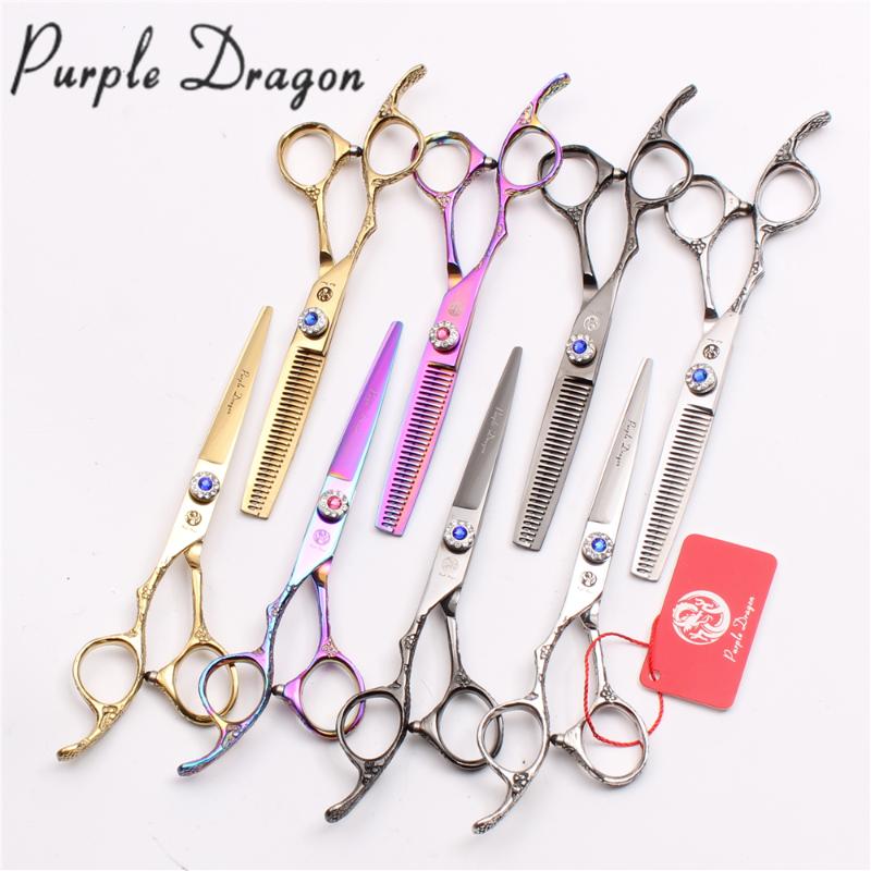 1Pair Left-Hand 6" JP 440C Purple Drago Barber Makas Hairdressing Scissors Cutting Scissors Thinning Shears Hair Z8002
1Pair Left-Hand 6" JP 440C Purple Drago Barber Makas Hairdressing Scissors Cutting Scissors Thinning Shears Hair Z8002