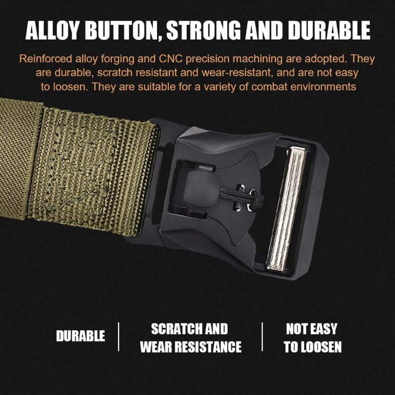 Outdoor Men Army Tactical Belt Camping Hunting Waist Belt Training Waistband Support Molle Adjustable, As pic
Outdoor Men Army Tactical Belt Camping Hunting Waist Belt Training Waistband Support Molle Adjustable, As pic