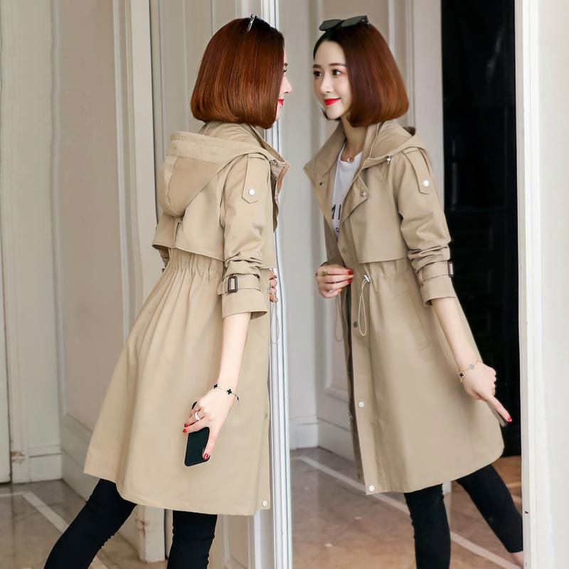 2020 Spring Summer Classic Long Trench Coat Women Casual Thin Windbreaker Female Overcoat Long Coat Female Slim Outwear Coats, Khaki
2020 Spring Summer Classic Long Trench Coat Women Casual Thin Windbreaker Female Overcoat Long Coat Female Slim Outwear Coats, Khaki