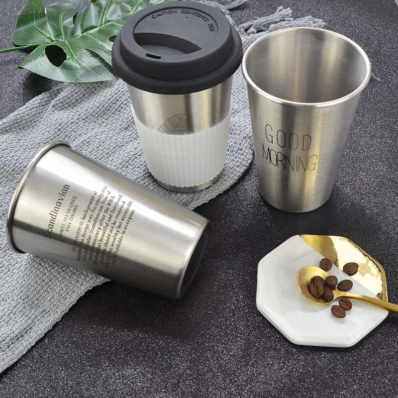Chic Stainless Steel Cup Coffee Milk Beer Cup With Silicone Lid Sleeve Portable Mug Leaf Print Office Home Drinkware 500ML, Style 2
Chic Stainless Steel Cup Coffee Milk Beer Cup With Silicone Lid Sleeve Portable Mug Leaf Print Office Home Drinkware 500ML, Style 2