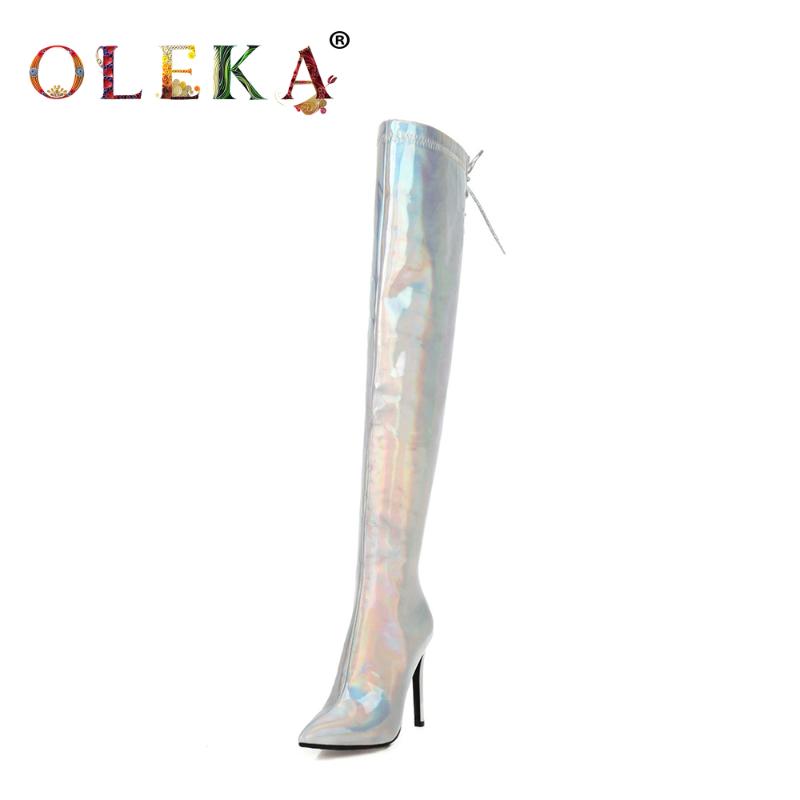 OLEKA Over-the-knee Winter Winter Boots Thin Heels Light Pointed Toe Sexy Boots Fashion Style Western New AS468, Black
OLEKA Over-the-knee Winter Winter Boots Thin Heels Light Pointed Toe Sexy Boots Fashion Style Western New AS468, Black