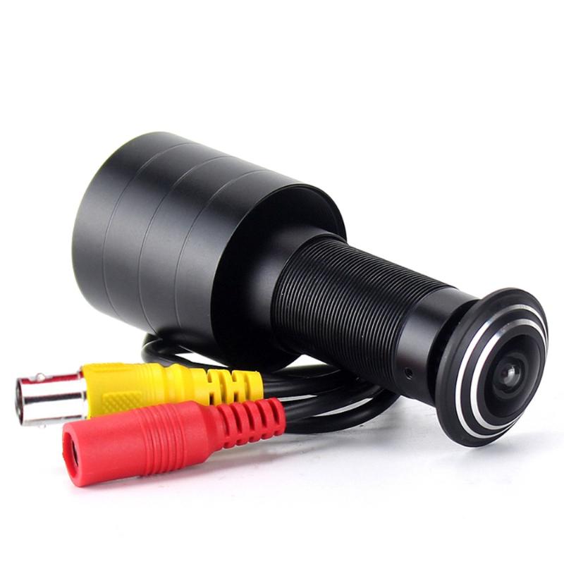 Cameras Mini Analog CVBS 1000TVL Door Eye Hole Peephole Camera 170 Degree Wide View CCD Wired Color Video Viewer
